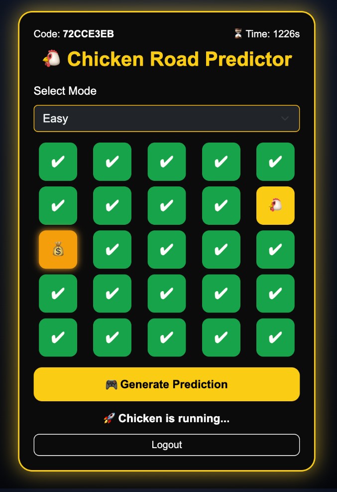Chicken Road Predictor Screenshot